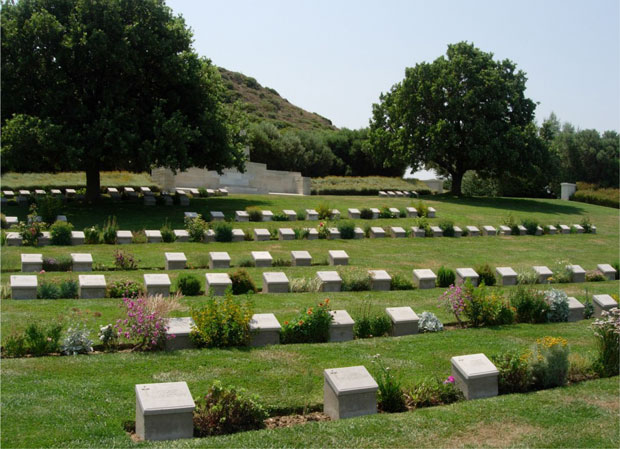 Photography of the Ari Burnu Cemetery, in Turkey 