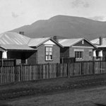 Completed war service homes in Park Grove Road, Hobart, Tasmania, circa 1919. PN-002087