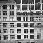 Construction of the Commonwealth Bank of Australia’s head office, as seen from Moore Street (now Martin Place), Sydney, 9 November 1915. PN-000756