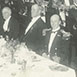 Some of the dignitaries attending the banquet for the Prince of Wales in the Commonwealth Bank Luncheon Hall, 16 June 1920. The tables included exotic decorations, including pineapples. PN-002047
