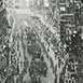 The Prince of Wales' procession passing along George Street, Sydney, 16 June 1920, on its way to the Commonwealth Bank's Head Office building in Martin Place, for the official welcome and banquet. PN-002259